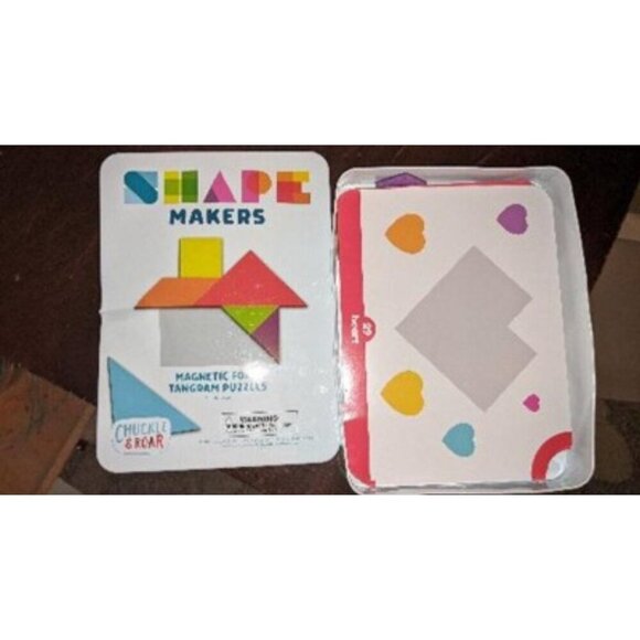 Chuckle & Roam shape makers magnetic foam tangrams game - Picture 2 of 3